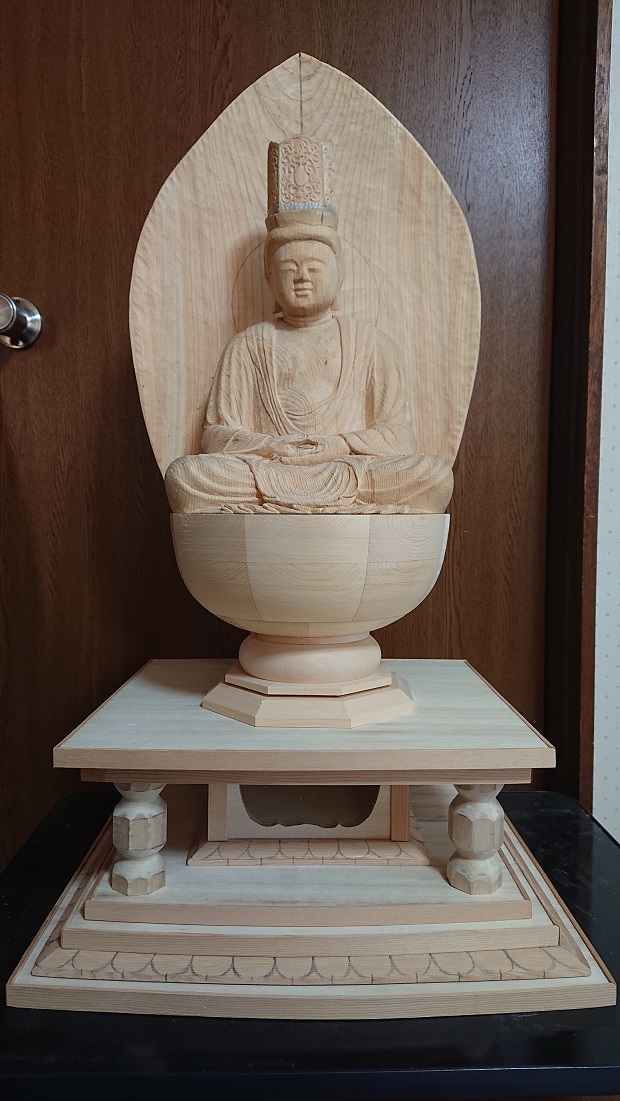 熊谷 仏像彫刻 製作状況
